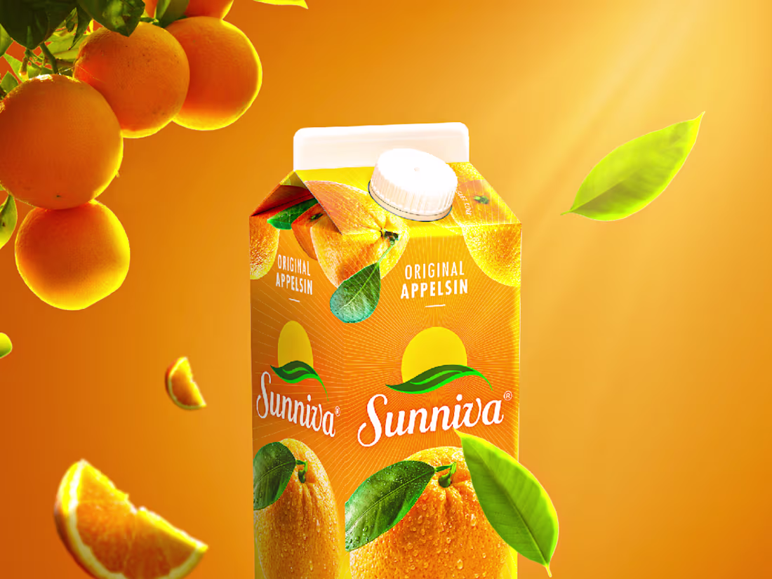 Cover image for Sunniva Orange Juice — Packaging