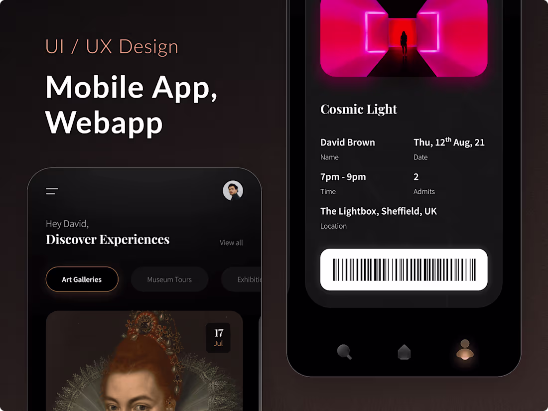 Cover image for Mobile App, Webapp - UI/UX Design