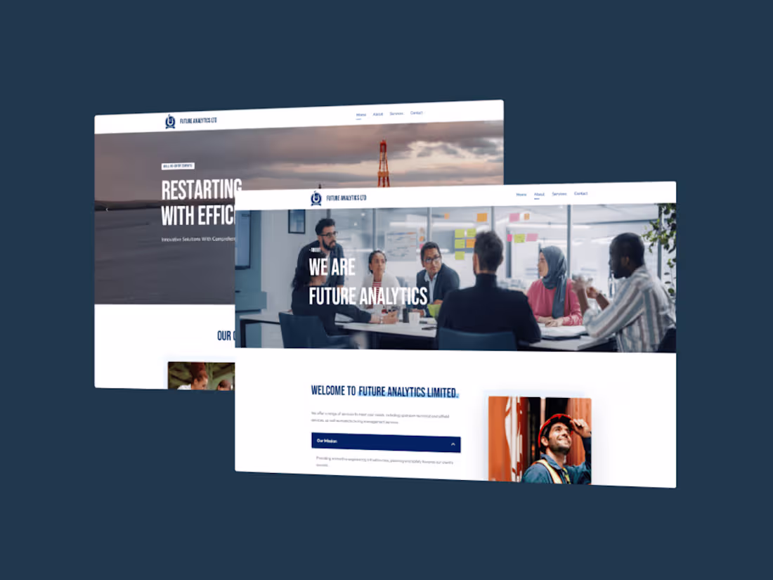 Cover image for Full-Scale Branding and Website For Future Analytics