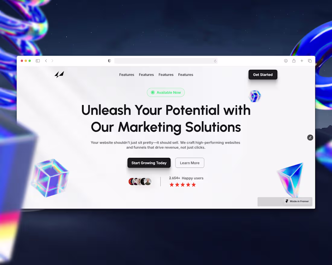 Cover image for Marko - Marketing agency website