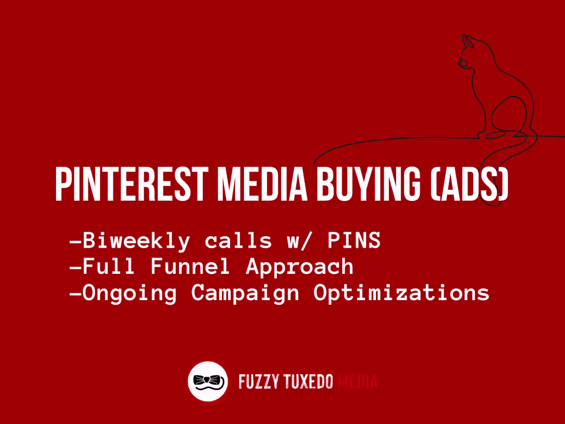 Cover image for Pinterest Digital Marketing Ads (Social Media Ads/Media Buying)