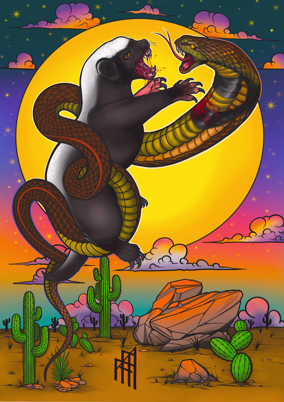 Cover image for Under a blood-colored moon, the