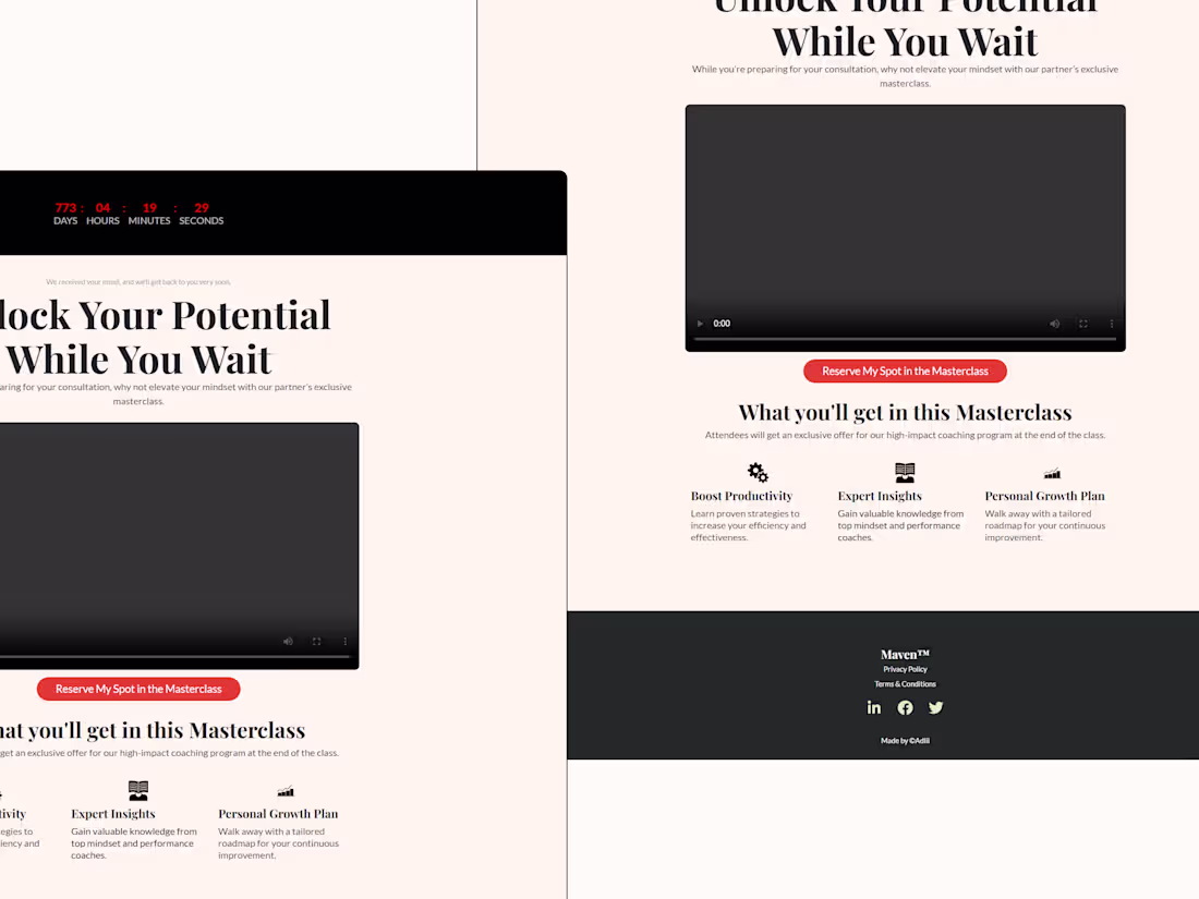 Cover image for One-Time Service: Landing Page Design & Automation Setup