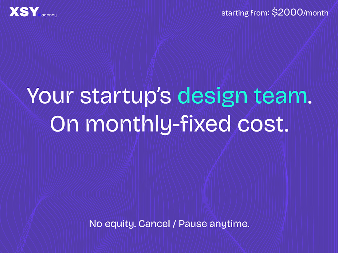 Cover image for Monthly Design Subscription - Fixed Cost. Cancel / Pause Anytime