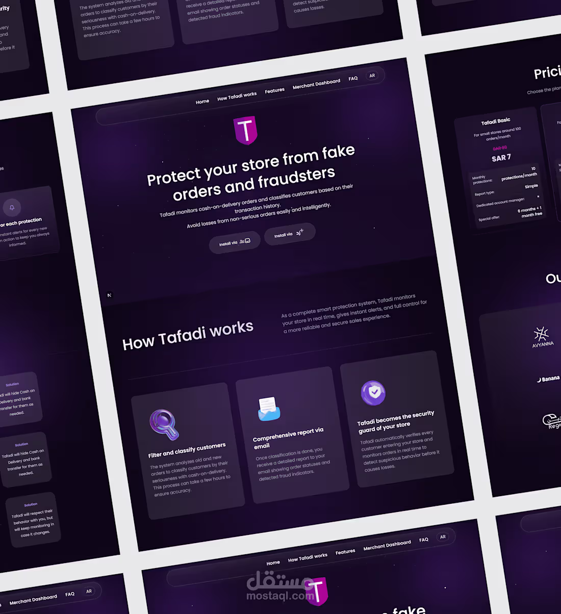 Cover image for Tafadi Platform Website – Saudi