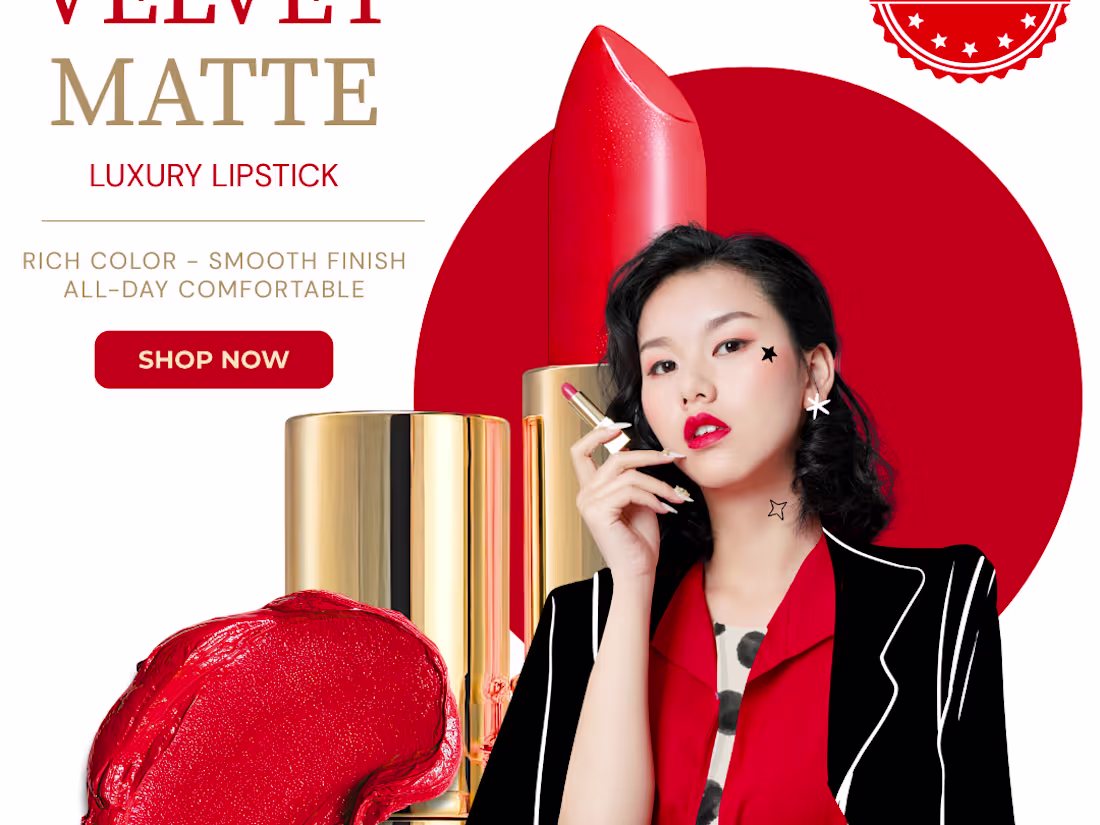 Cover image for Designed a luxury beauty product