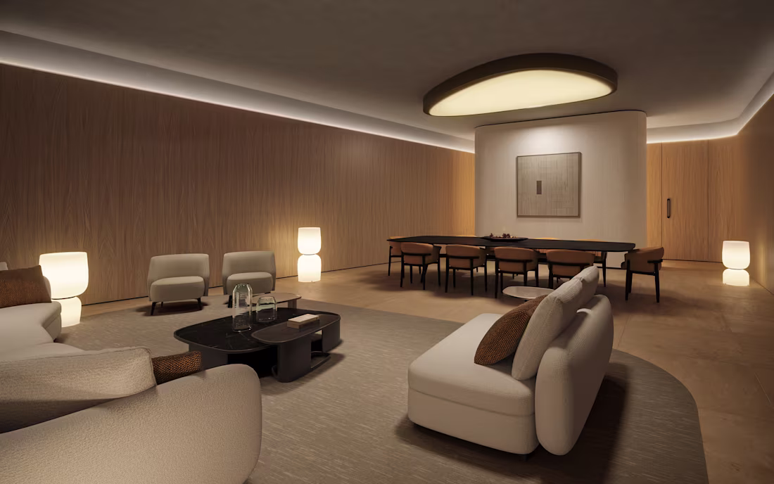 Cover image for Interiors modeled in Rhinoceros and