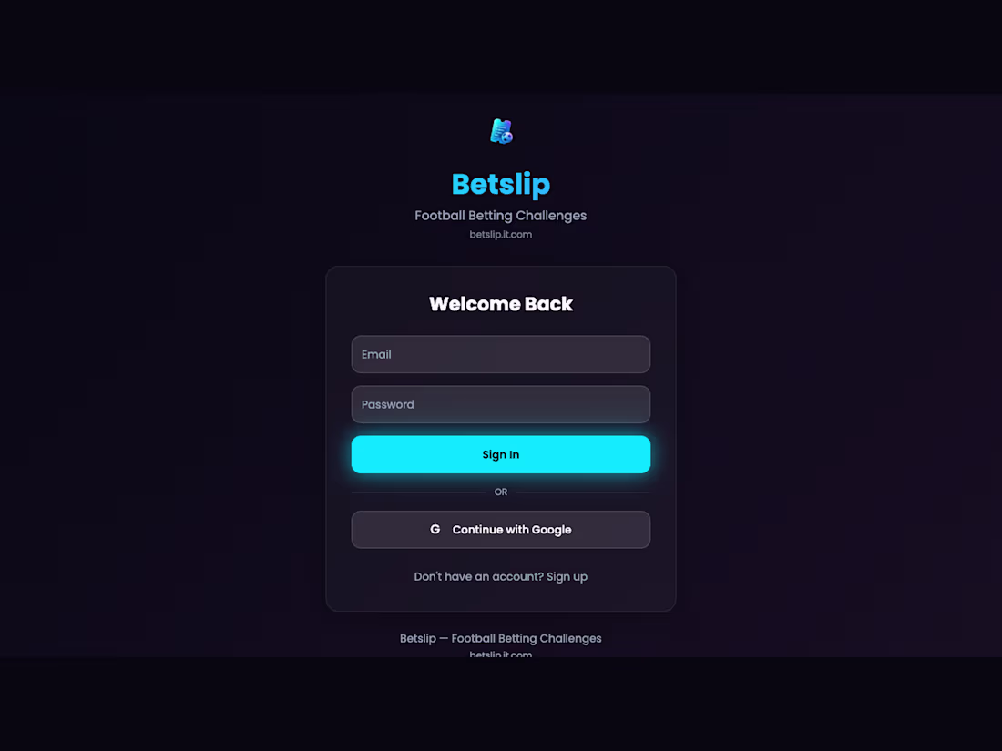 Cover image for Betslip — Football Betting Challenges
