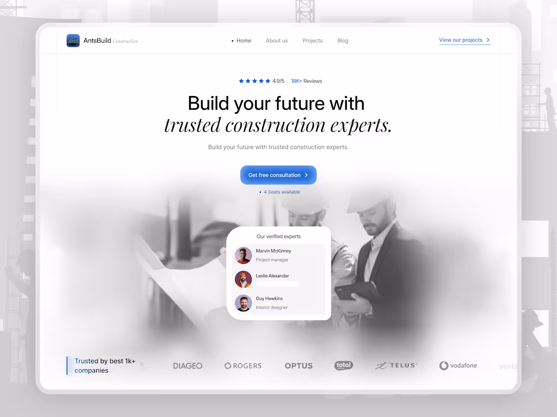 Cover image for Construction building website exploration. any