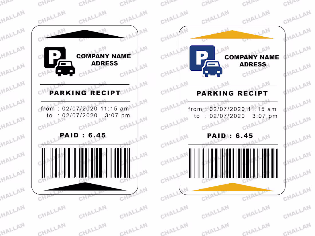 Cover image for Parking Receipt