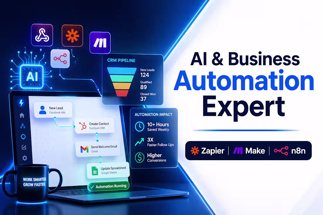 Cover image for AI Automation & Workflow Systems