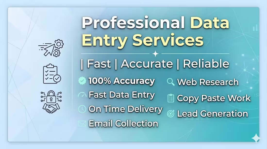 Cover image for Data Entry Services