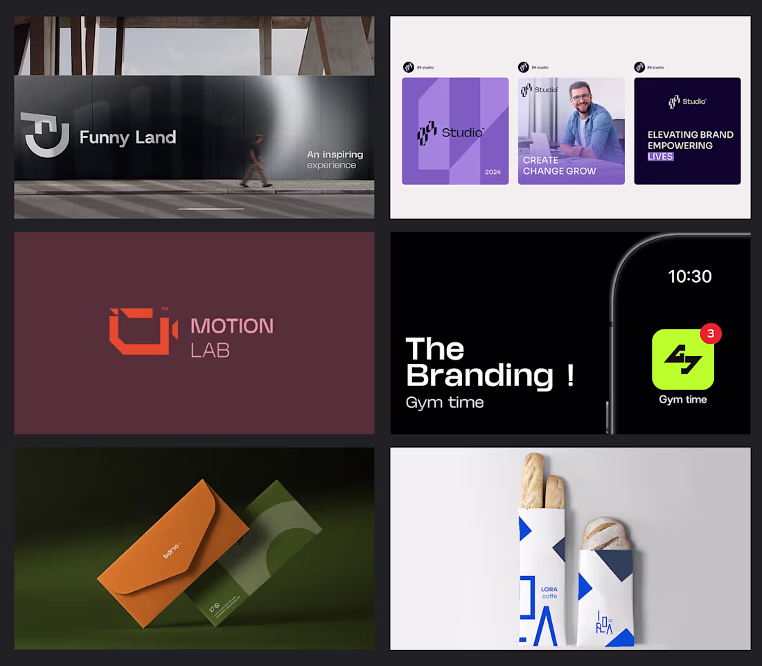 Cover image for Branding Results for Clients ! Funny land - 89 studio - Moti...