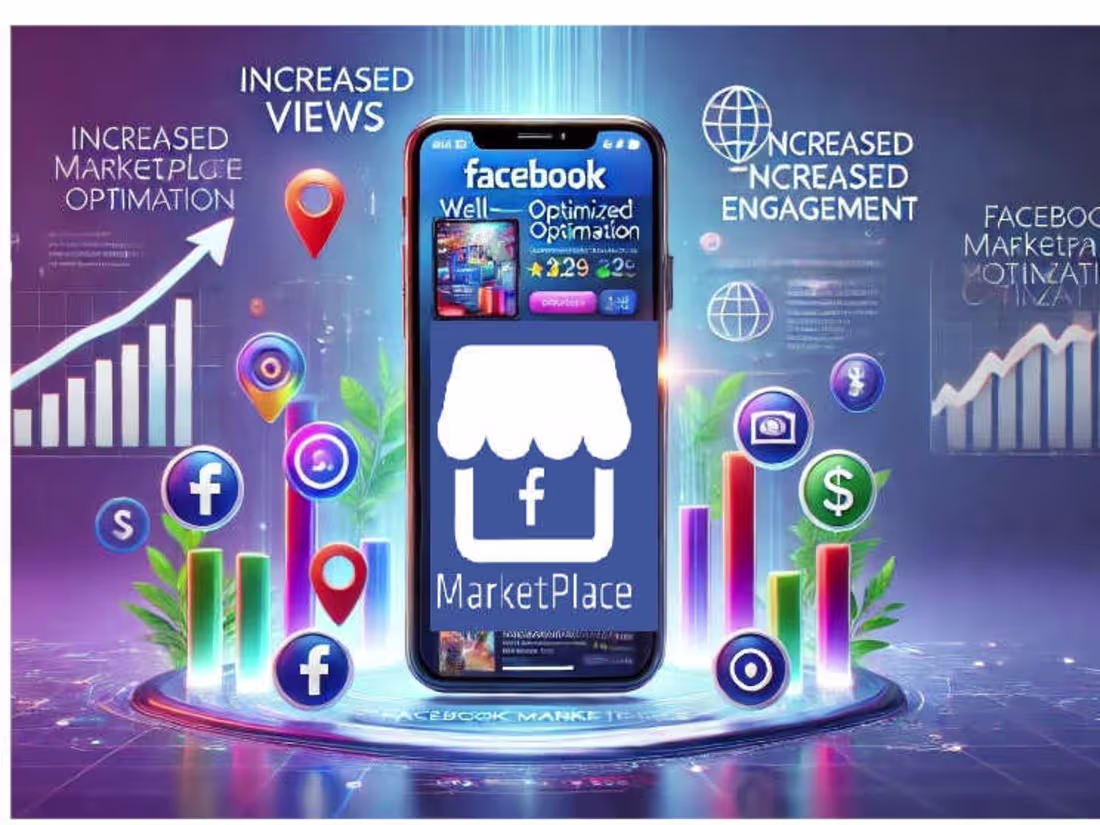 Cover image for Iwill Optimize Your FacebookMarketplace Listings toMAXIMUM SALES