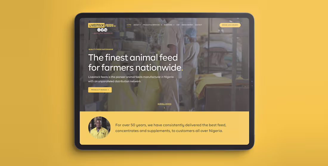 Cover image for Livestock Feeds - Leading Producer of Animal Feed