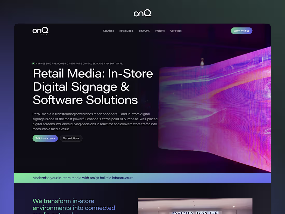 Cover image for Brand new, large CMS powered