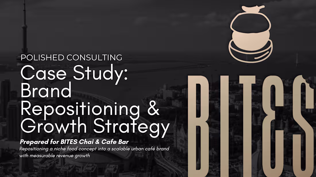 Cover image for BITES Chai & Cafe Bar | Brand Repositioning & Growth Strategy