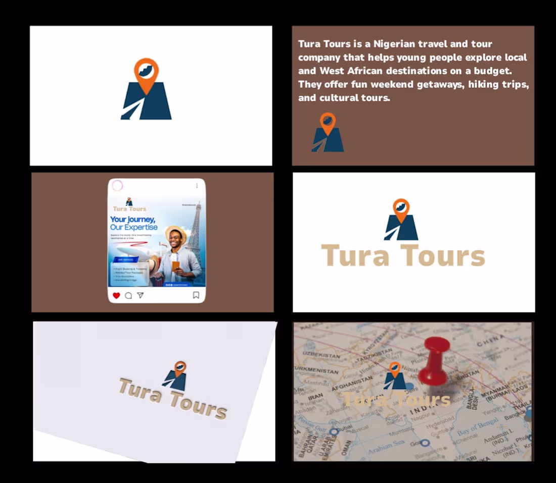 Cover image for Another brand Identity Design Project Tura Tours Tura Tours ...