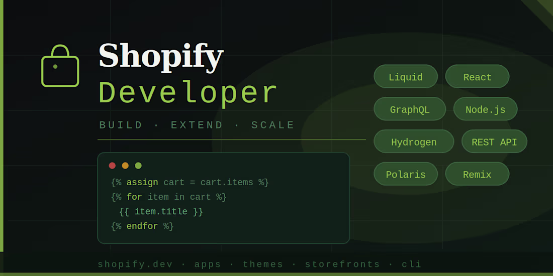 Cover image for Shopify theme development