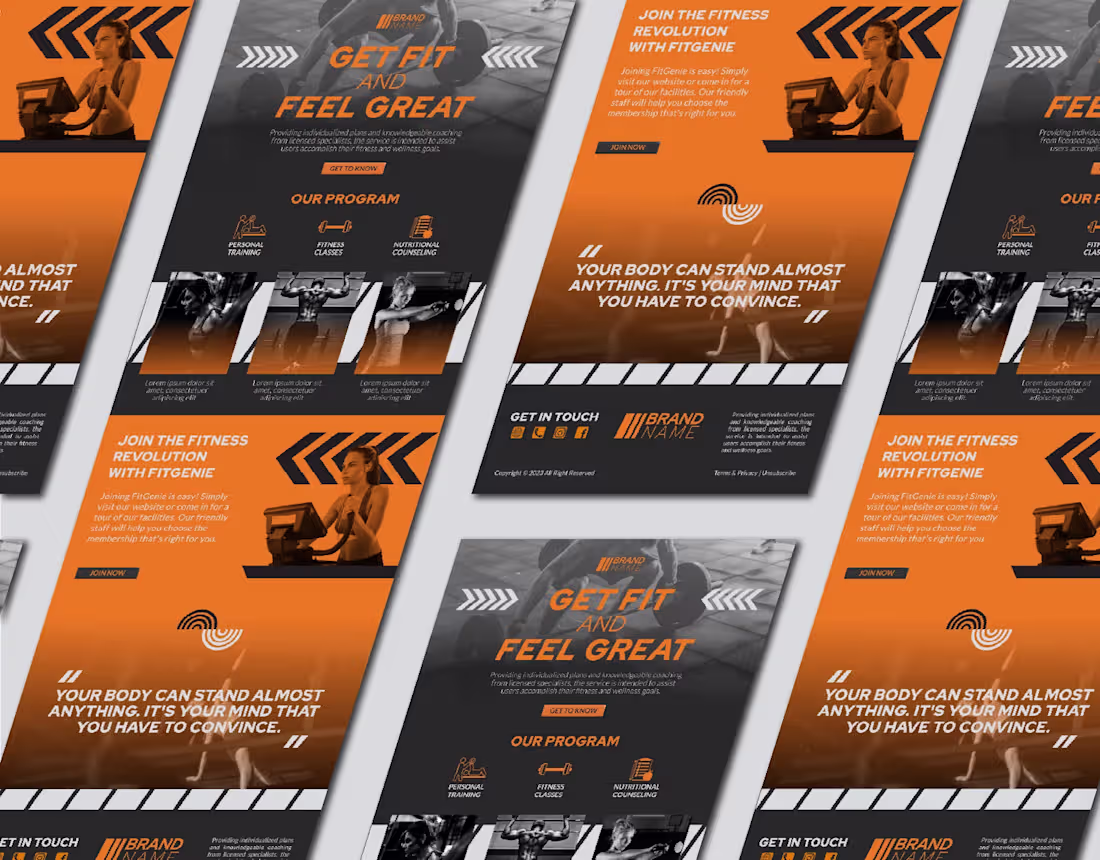 Cover image for FitGenie Social Media Template