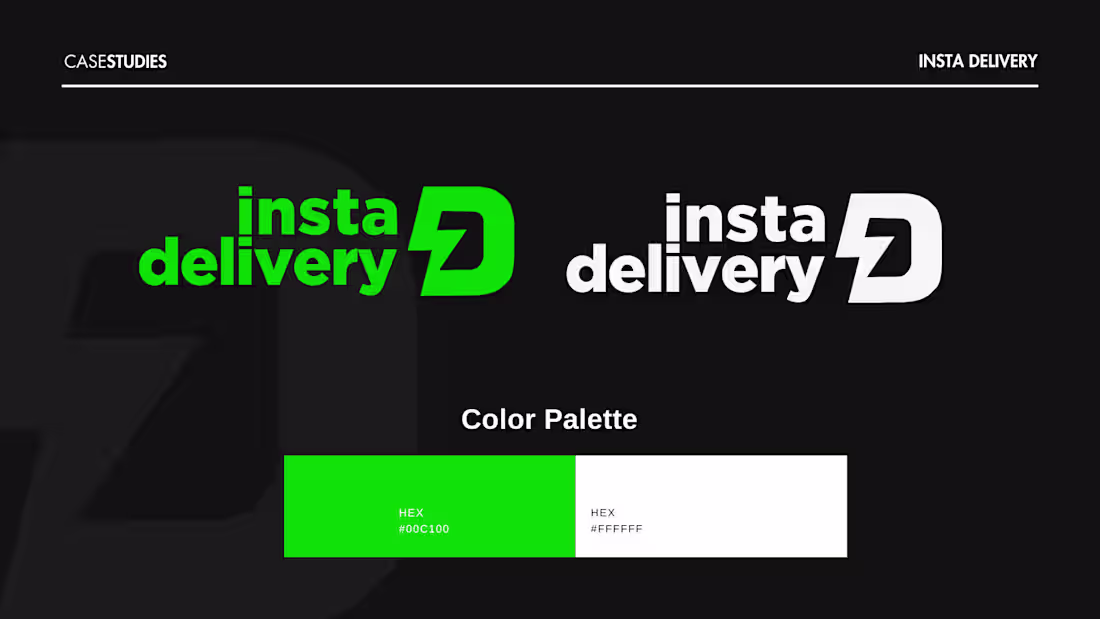 Cover image for InstaDelivery - Brand Identity Project