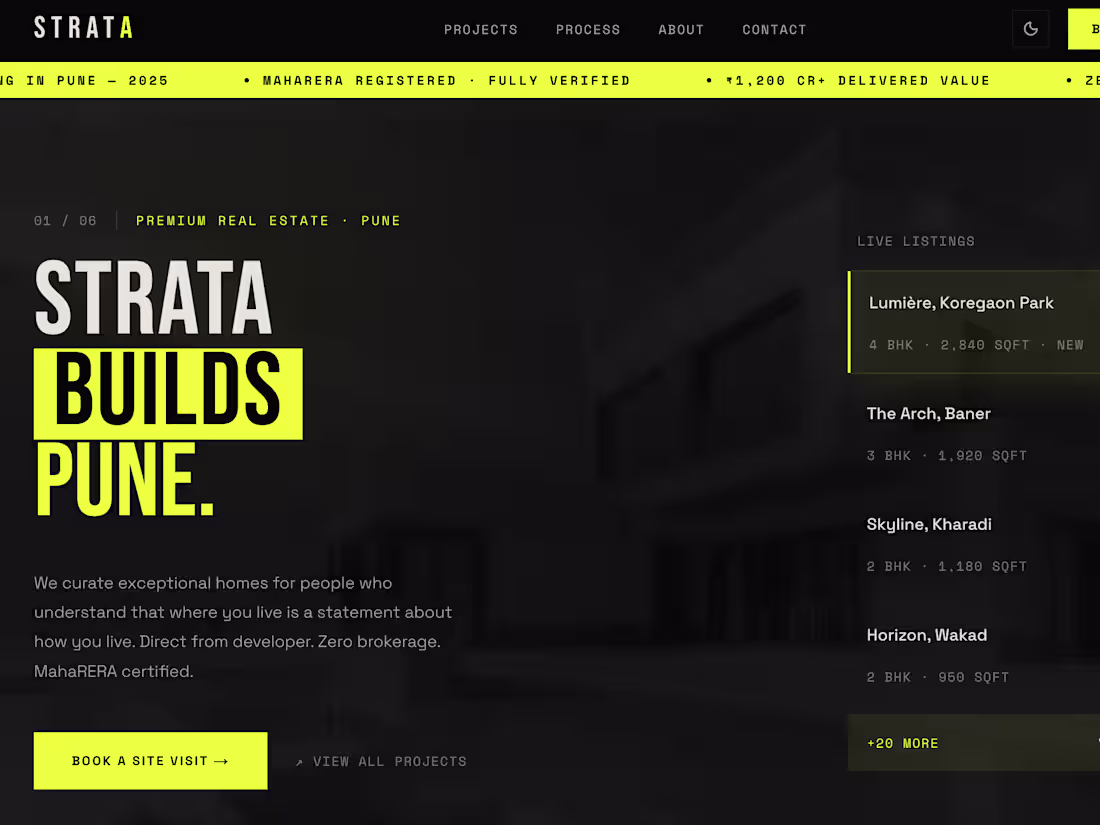 Cover image for Luxury Real Estate Developer Website