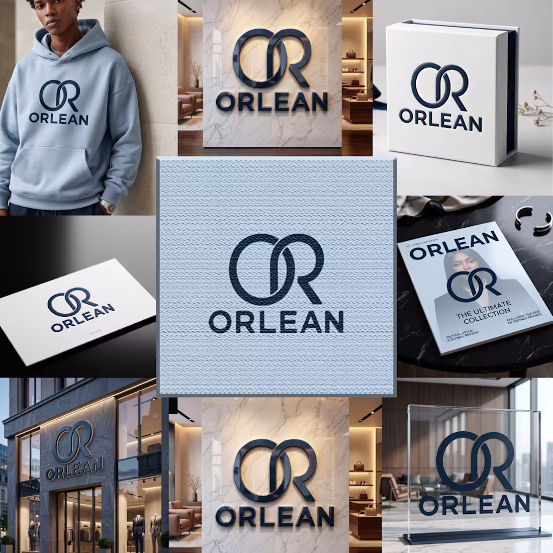 Cover image for Modern Men's Wear Brand Identity & Logo Design for ORLEAN