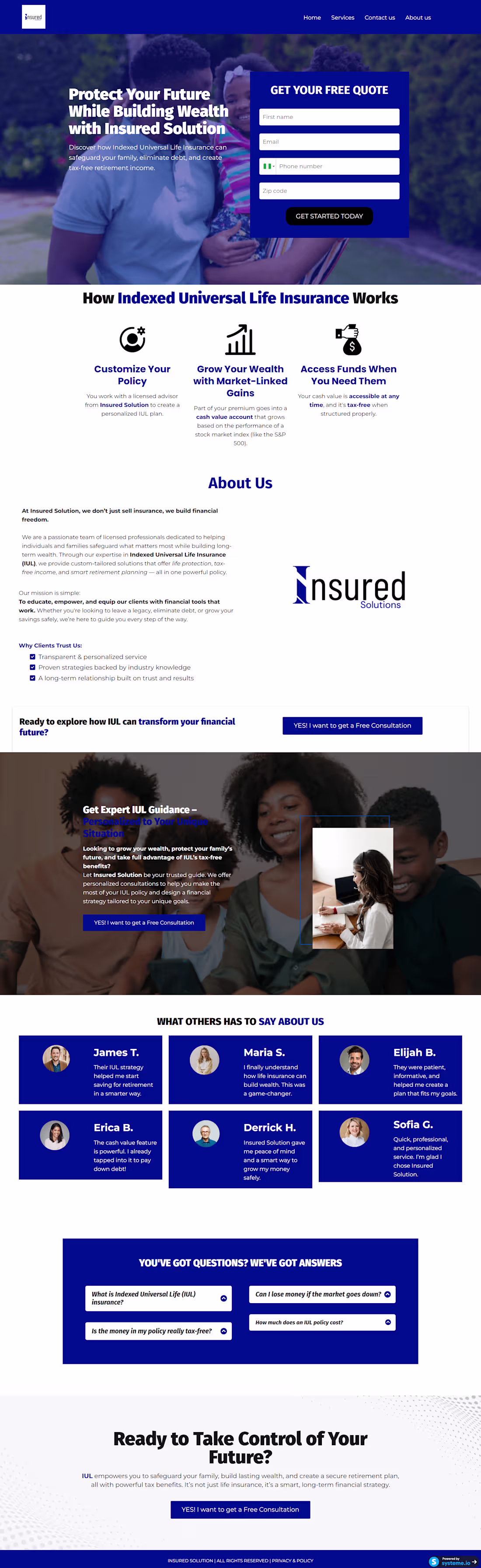 Cover image for website design