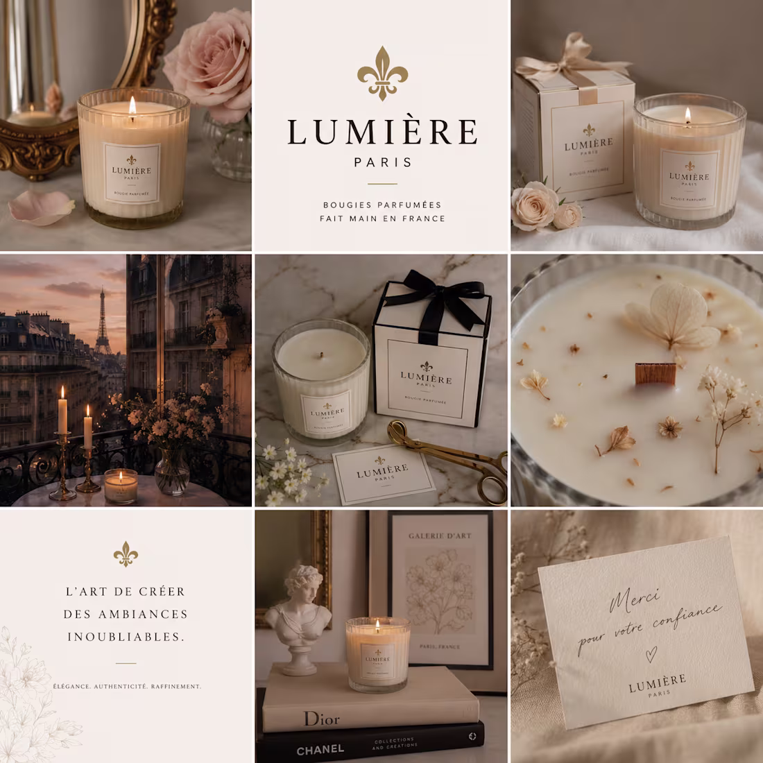 Cover image for 🕯️✨ LUMIÈRE — Luxury Candle
