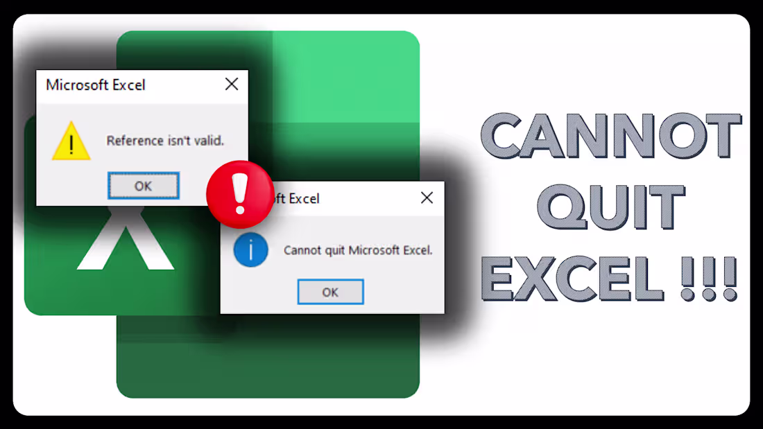 Cover image for Excel Error Trobleshooting