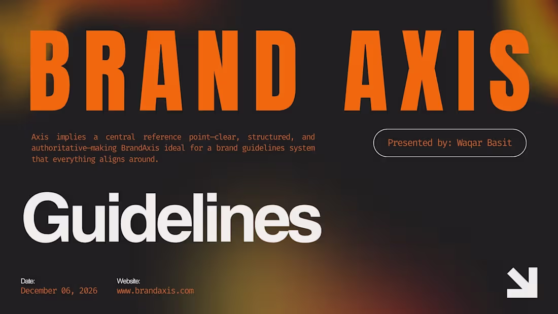 Cover image for BrandAxis — Fashion Brand Systems, UI/UX Design