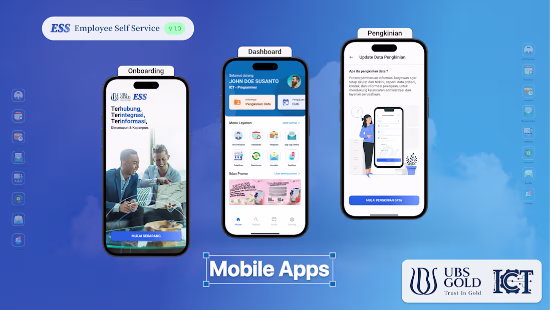 Cover image for Employee Self Service Portal – UI/UX Design