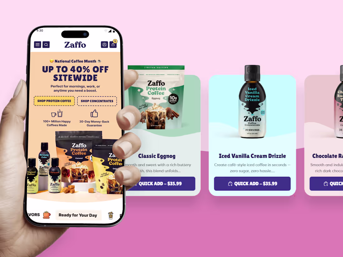 Cover image for Zaffo Coffee Store Redesign and Optimization