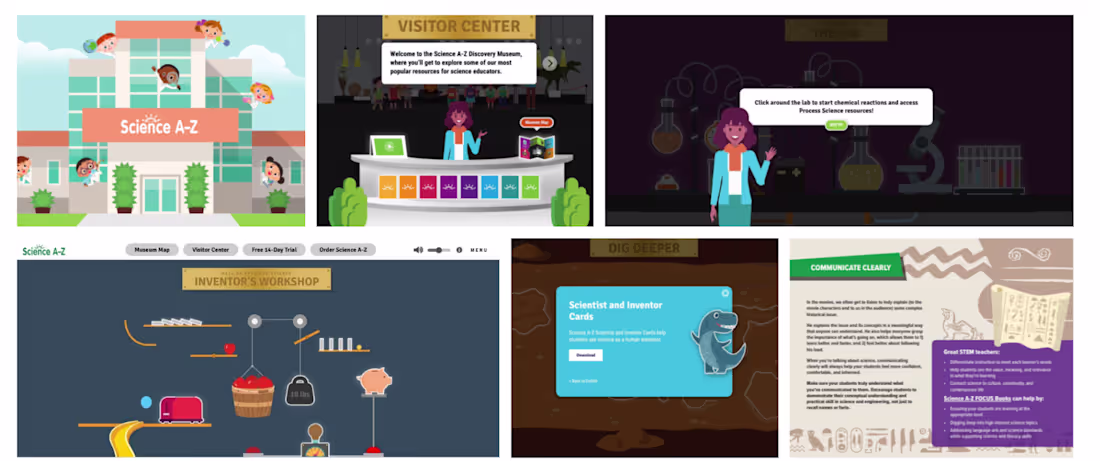 Cover image for Science A-Z Interactive Campaign