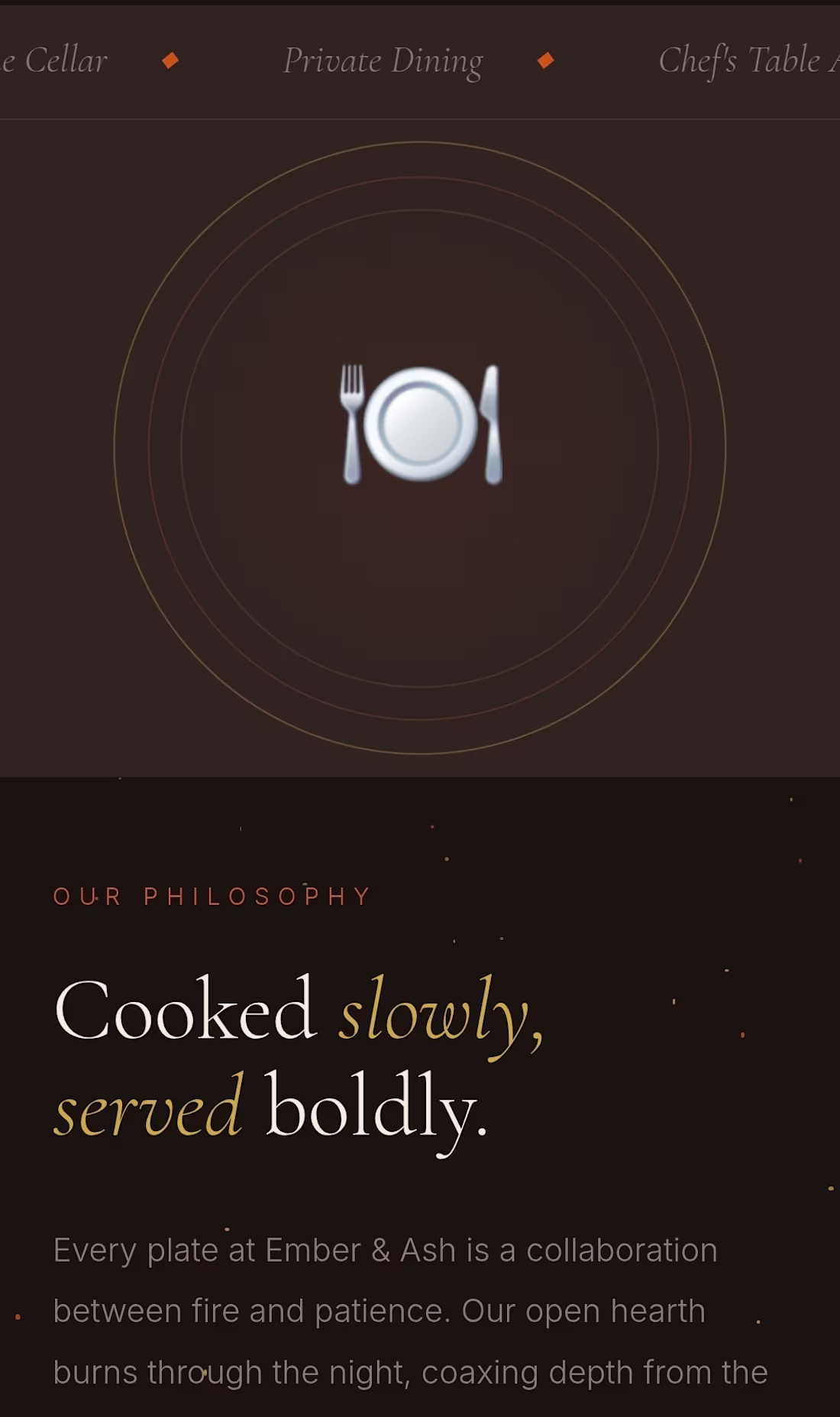 Cover image for Restaurant responsive website design 