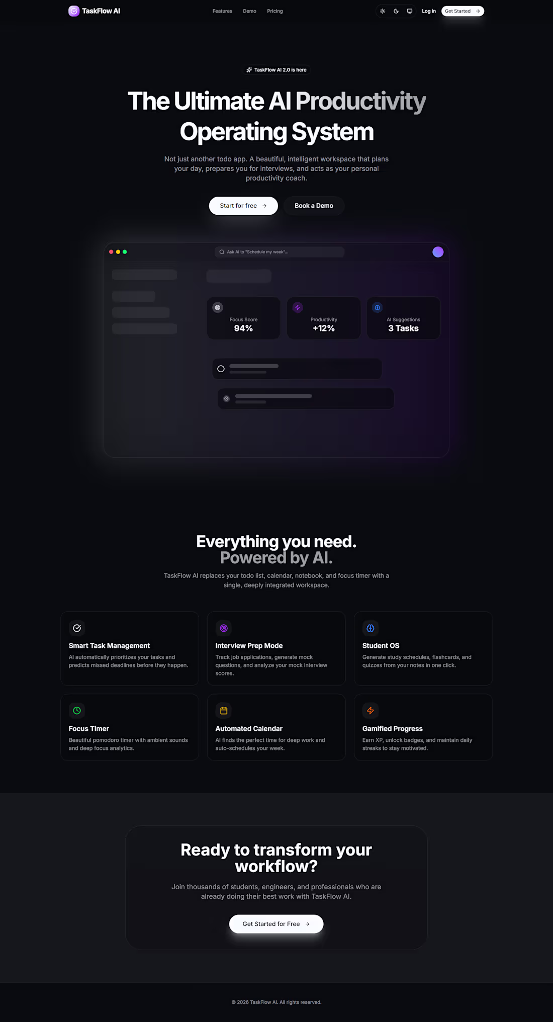 Cover image for A modern full-stack task management
