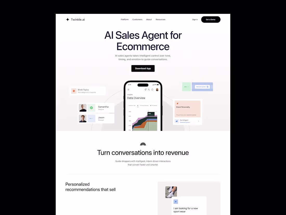 Cover image for Landing Page Design - AI