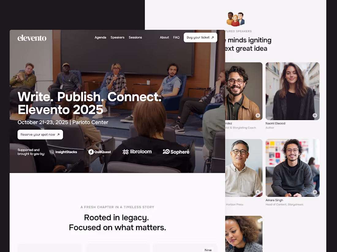 Cover image for Elevento