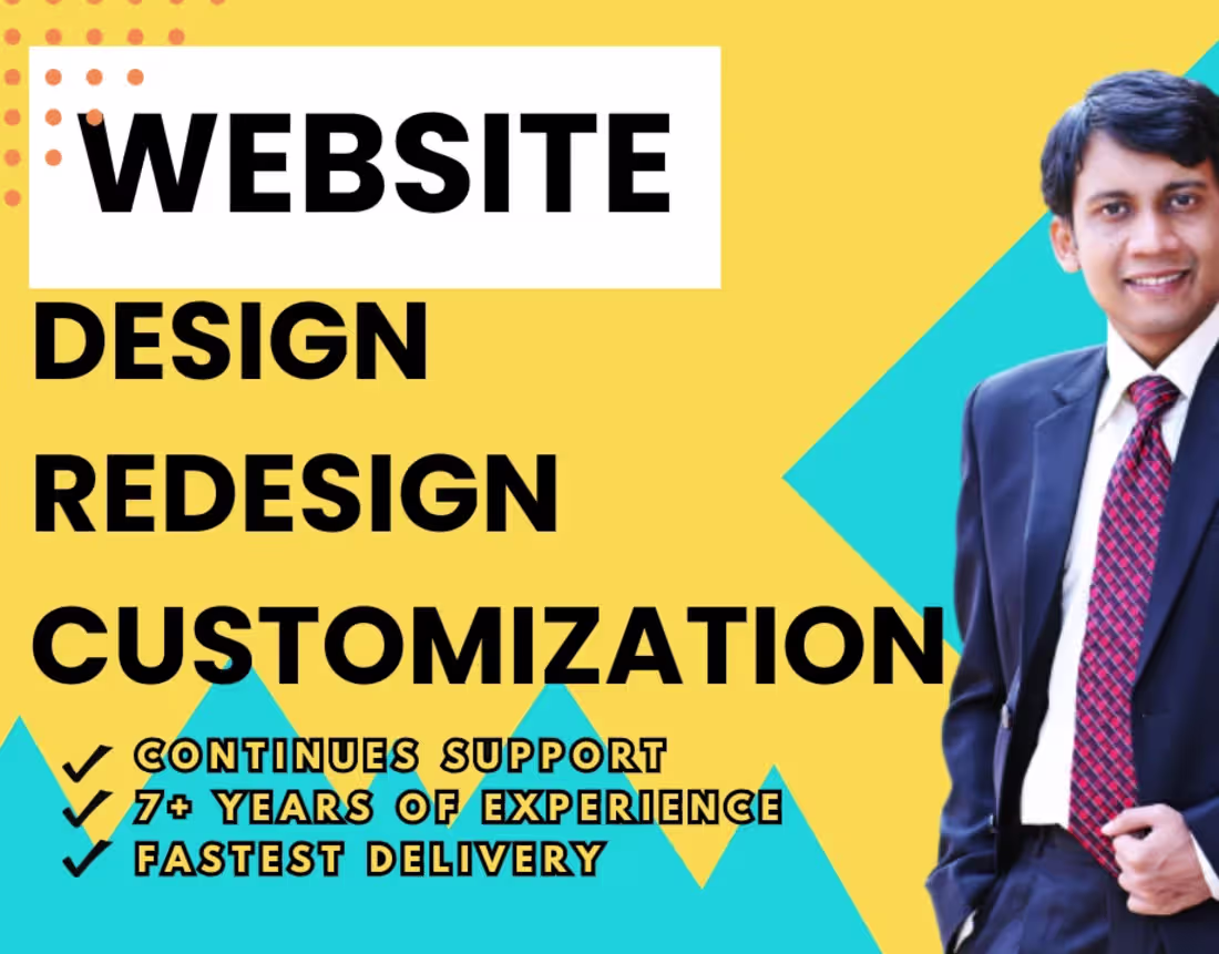 Cover image for Website development and design