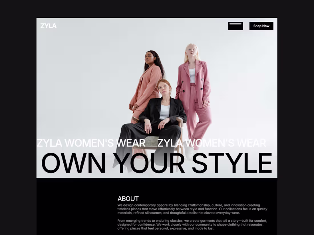 Cover image for ZYLA - Modern Women’s Fashion
