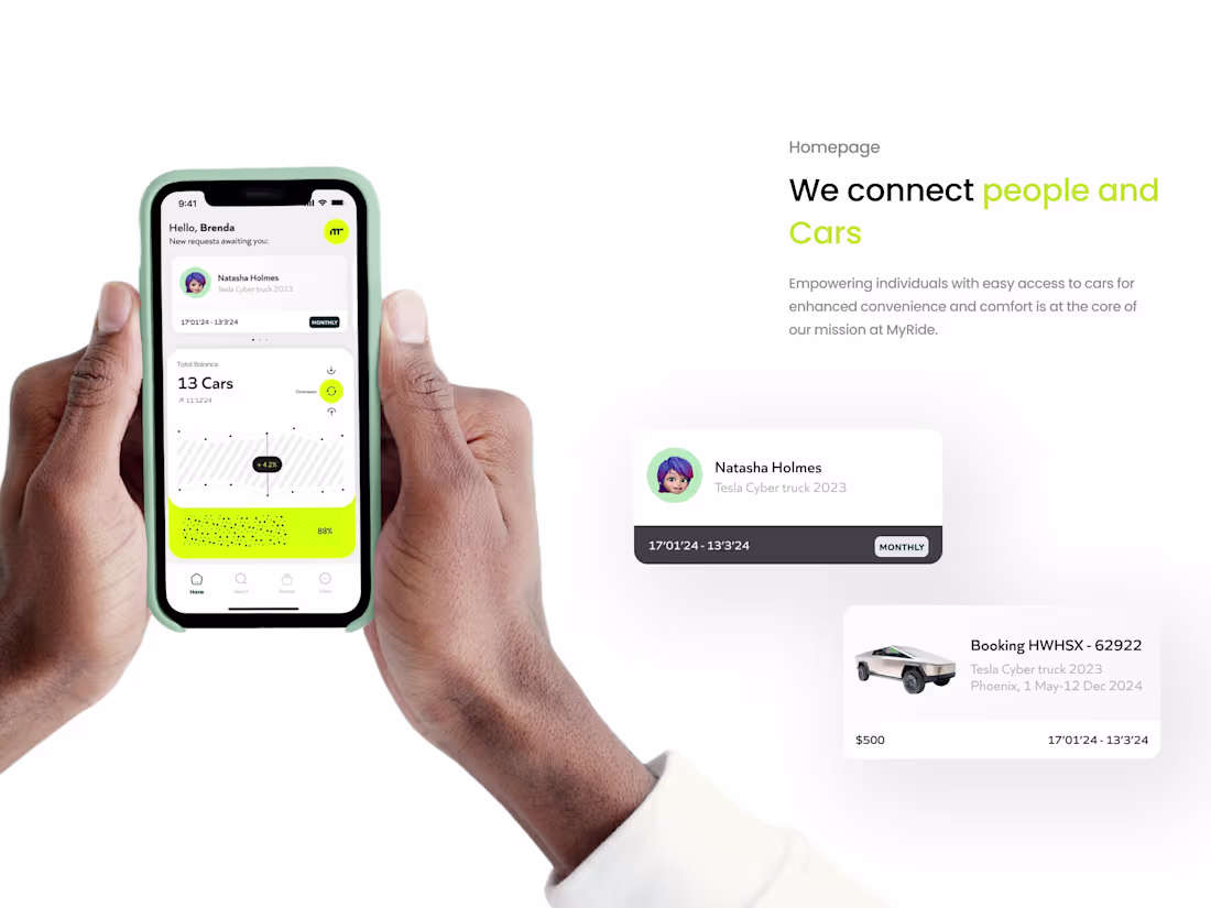 Cover image for Built a car rental experience that puts clarity, speed and t...