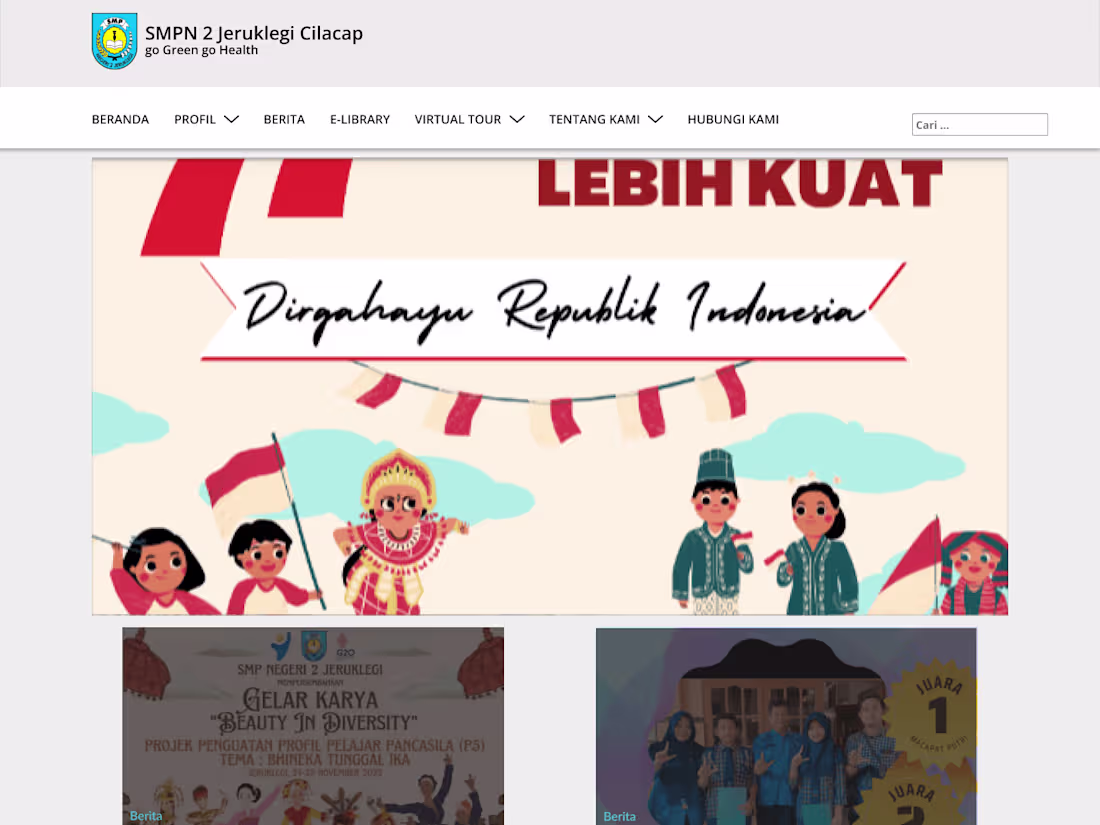 Cover image for UI Designer - Redesign Project for SMP Negeri 2 Jeruklegi