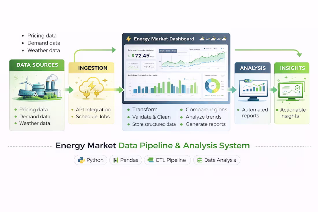 Cover image for Built an automated energy market