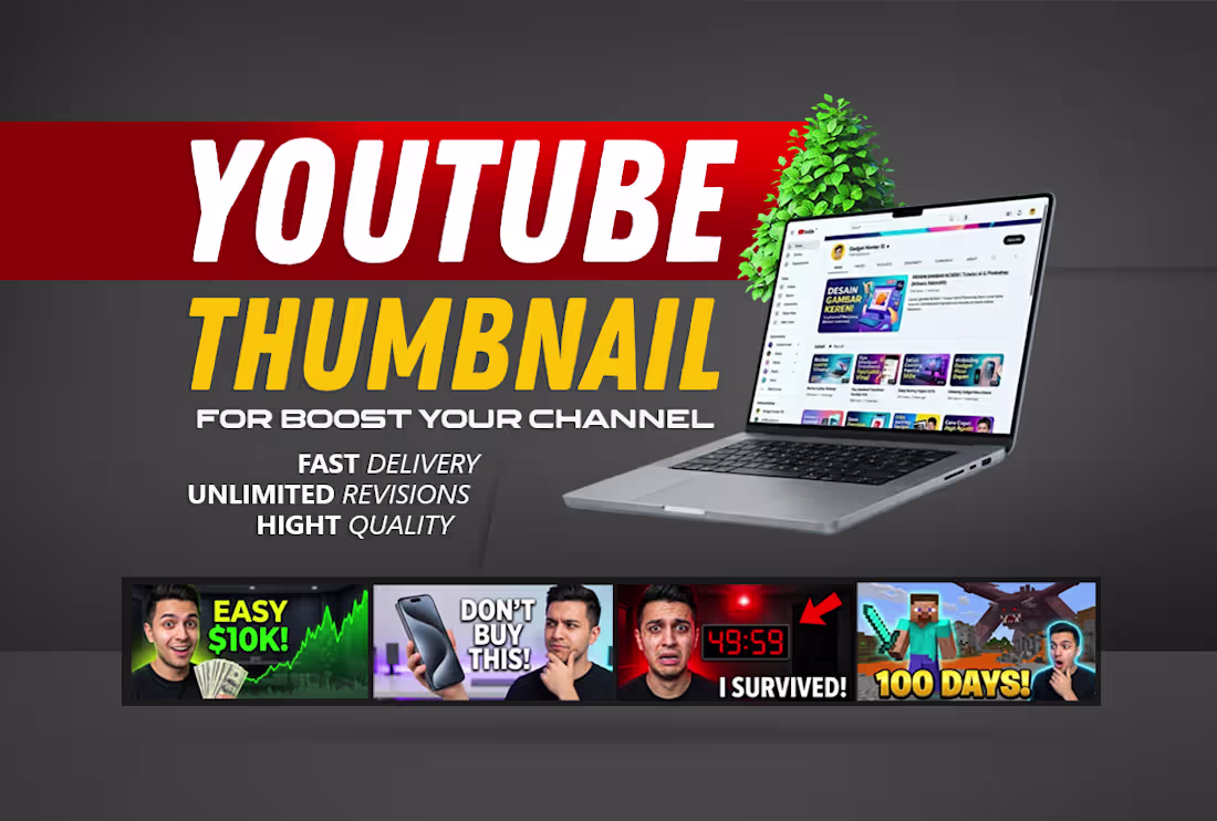 Cover image for YOUTUBE THUMBNAI PROFESSIONAL FOR BOOST