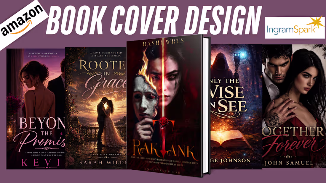 Cover image for Custom Book Cover Design for Amazon KDP & Print