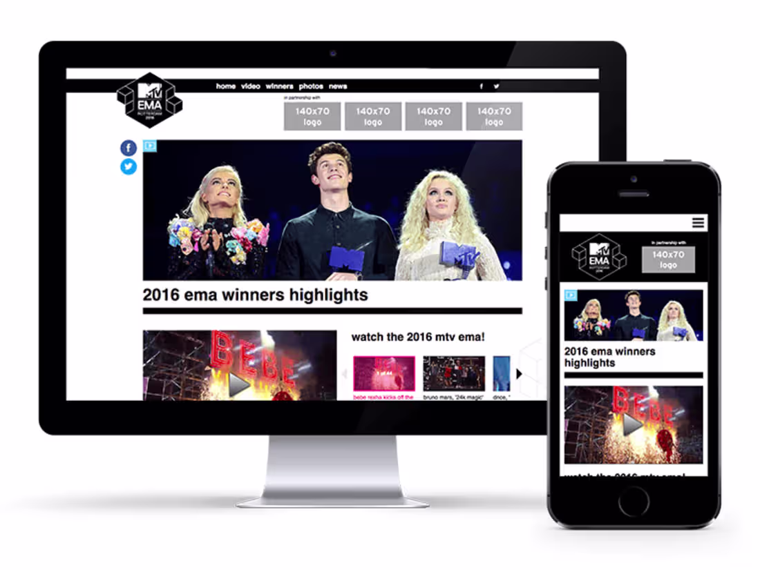 Cover image for MTV EMA Design