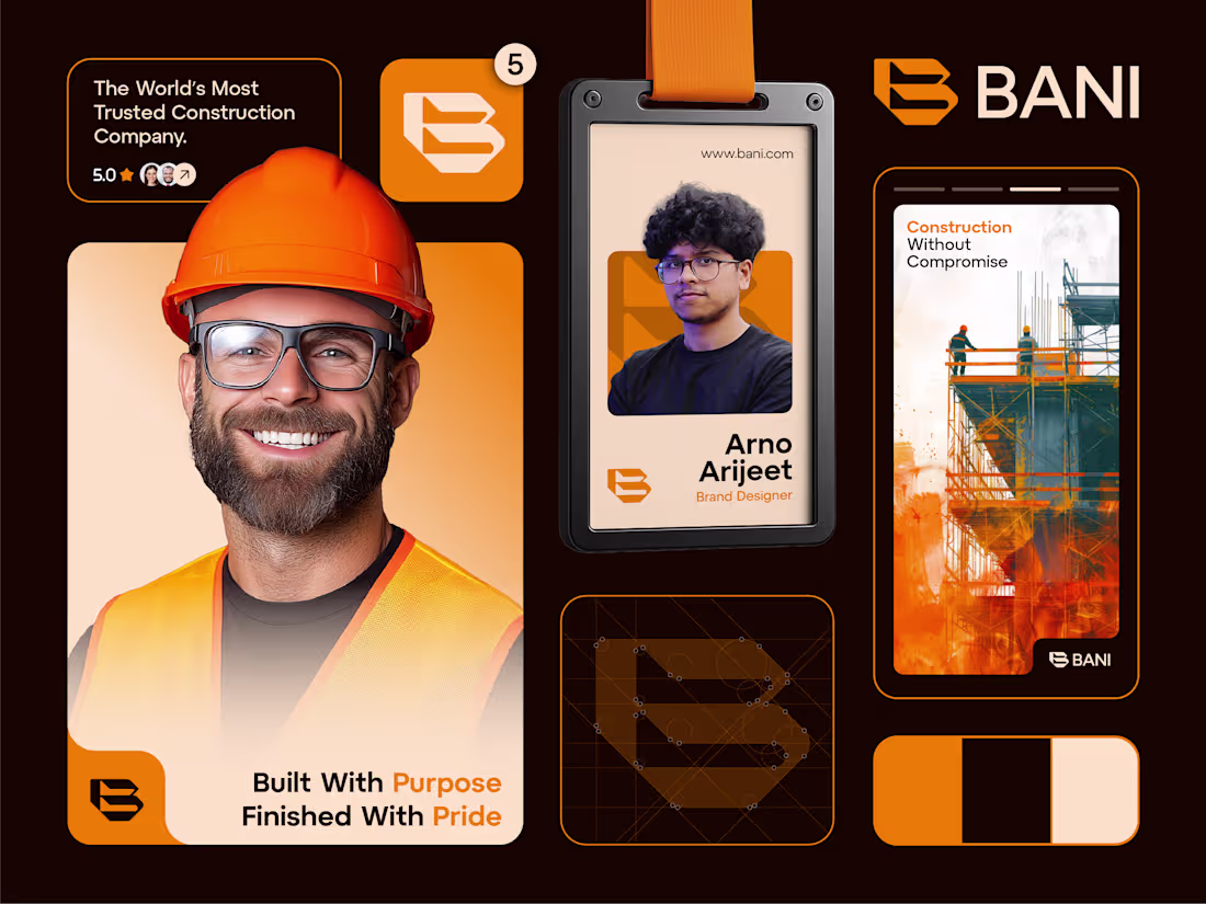Cover image for BANI - Logo & Branding For a Construction Company (Link belo...