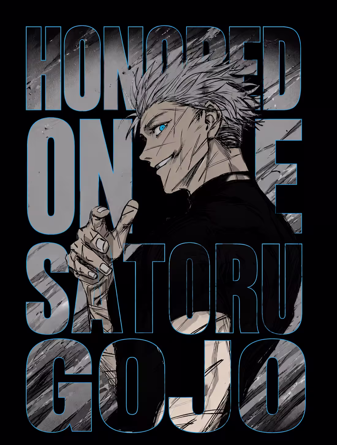 Cover image for Custom anime-inspired T-shirt design featuring