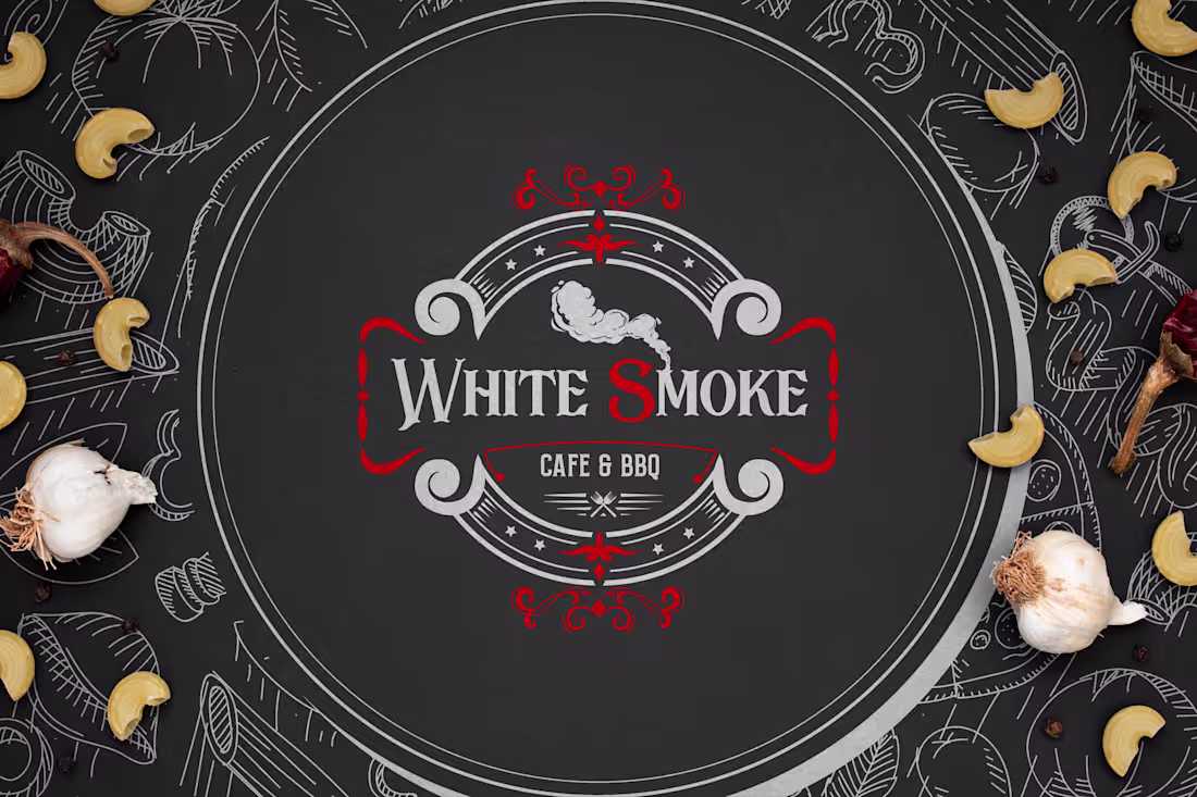 Cover image for White Smoke Cafe And BBQ Logo