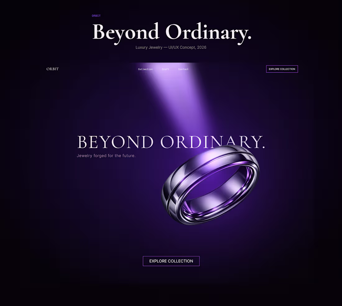 Cover image for Beyond Ordinary Luxury jewelry brand